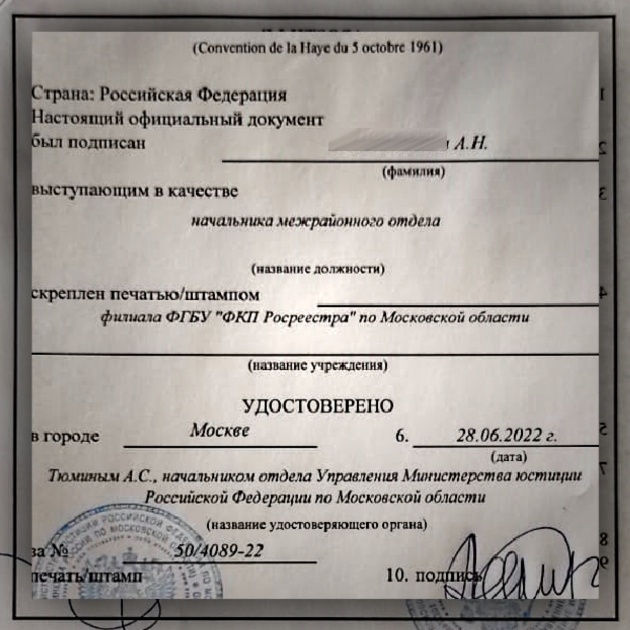 перевод паспорта иностранного гражданина